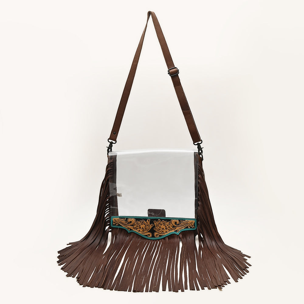 LC-ADBGZ727 Clear Bag Genuine Western Leather Women Bag