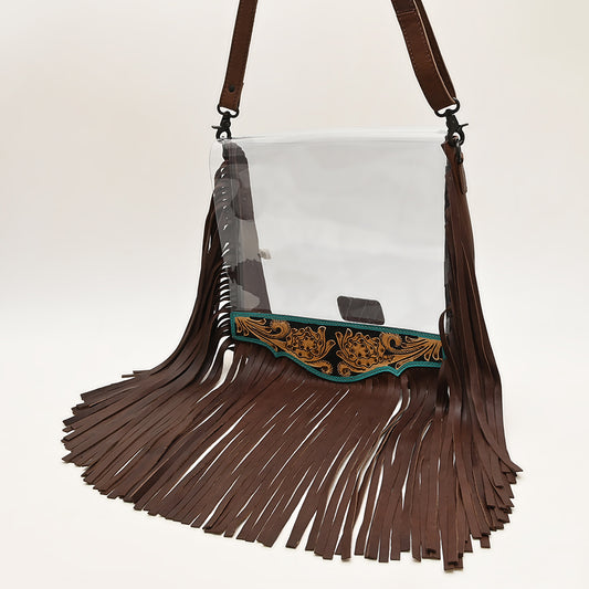 LC-ADBGZ727 Clear Bag Genuine Western Leather Women Bag