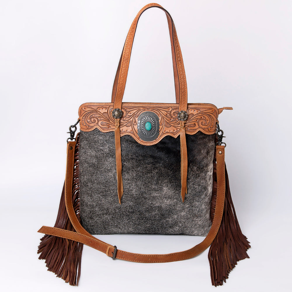 LC-ADBG937 Tote Hair-On Genuine Western Leather Women Bag