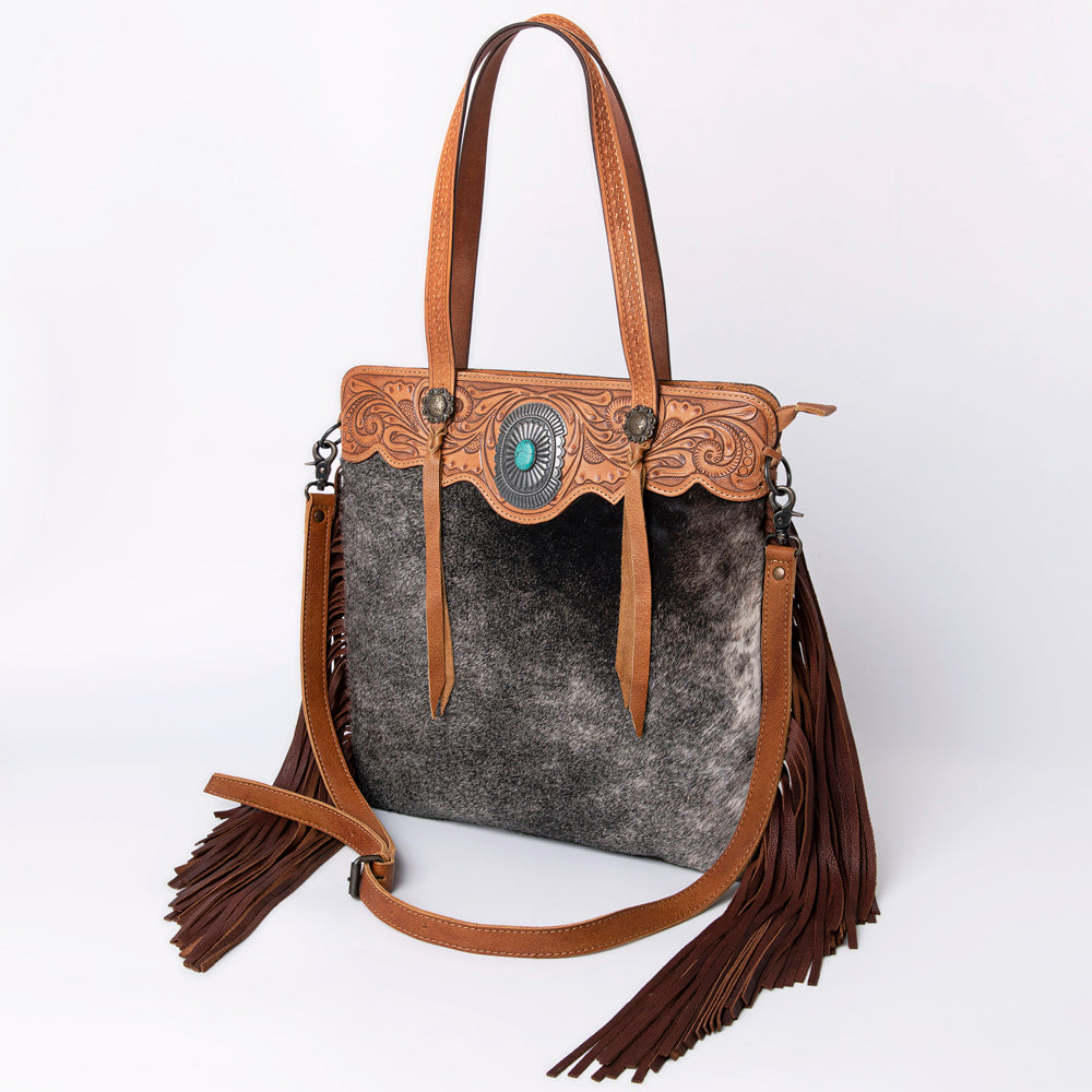 LC-ADBG937 Tote Hair-On Genuine Western Leather Women Bag