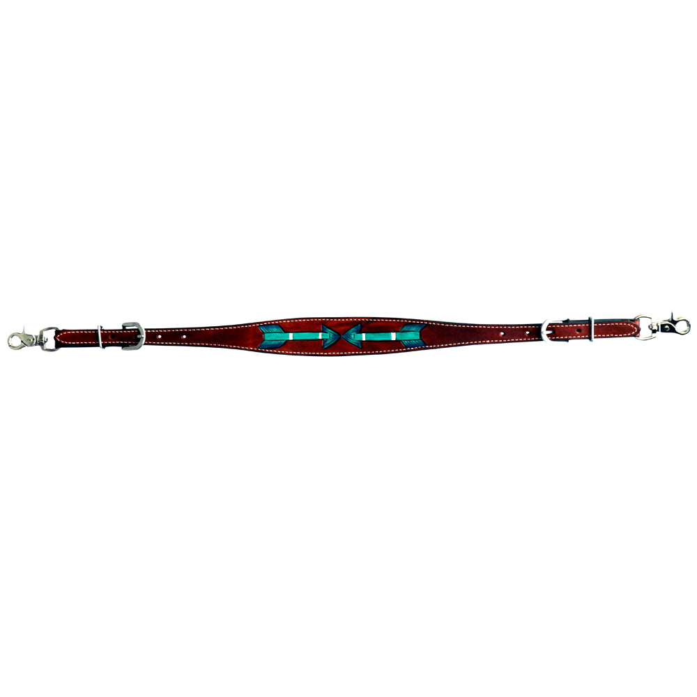 BER388-Western Leather Wither Straps