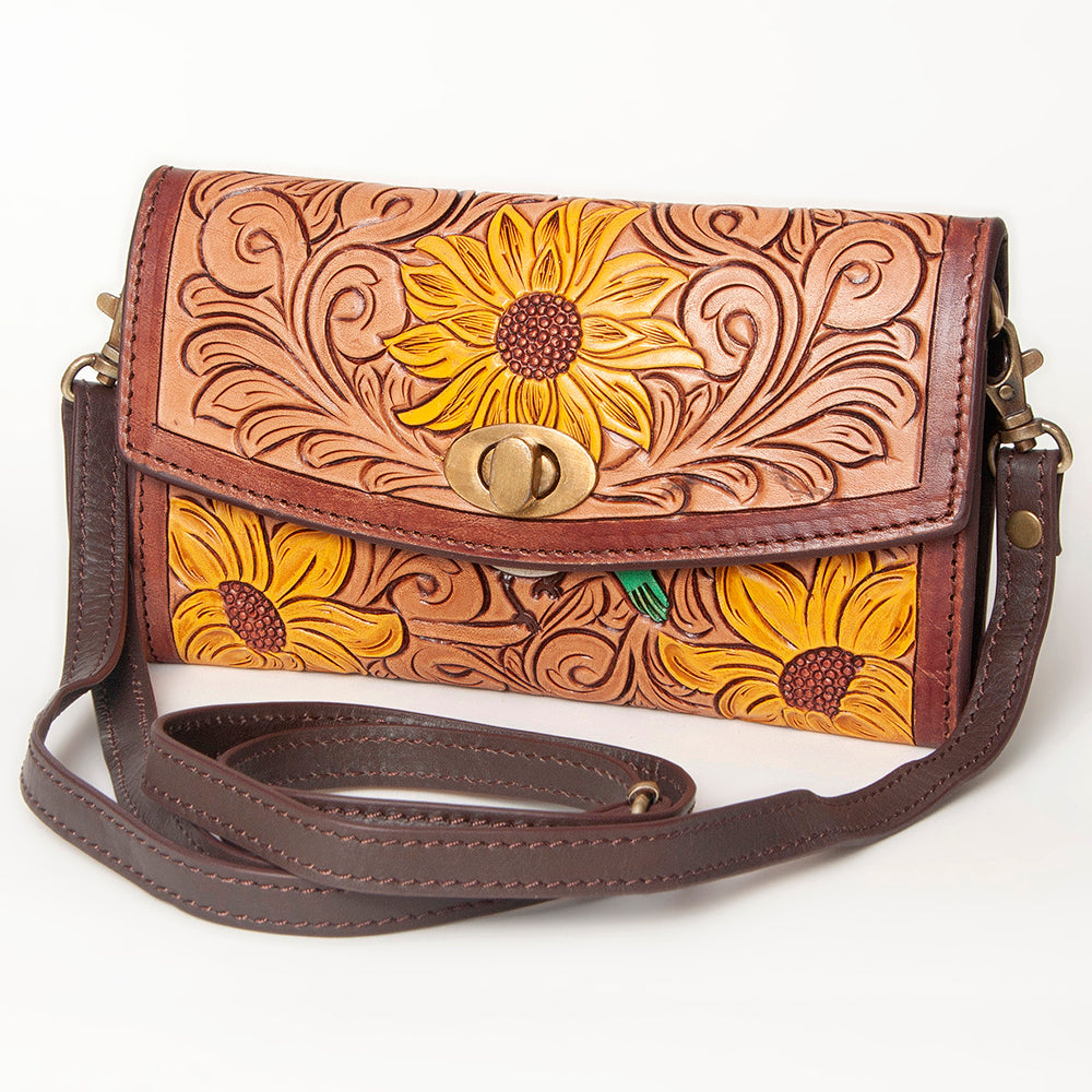 ADBGF136 Wallet Genuine Western Leather Women Bag