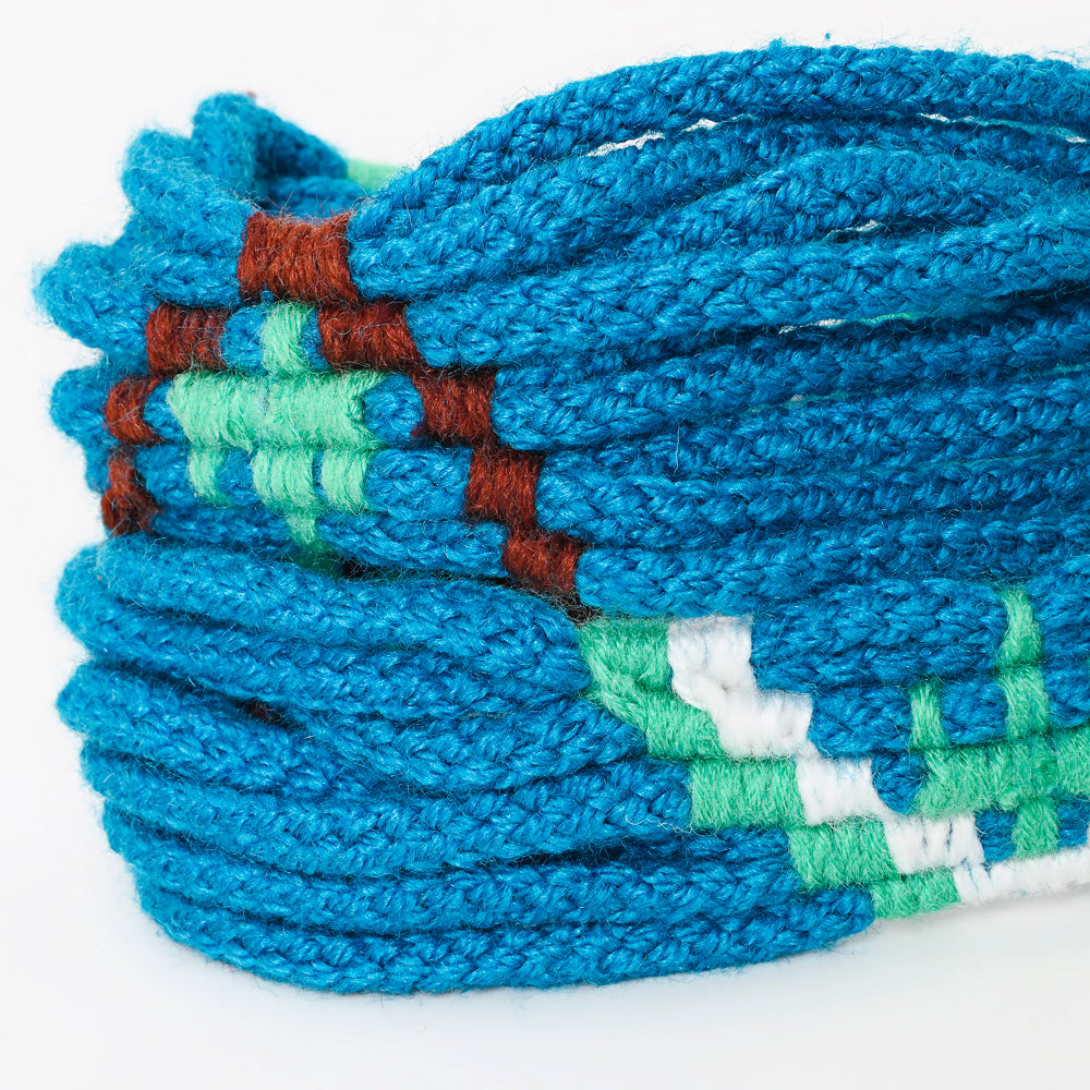 LC-ADWSX102 Hand braided Wool strand Crossbody Handle Strap