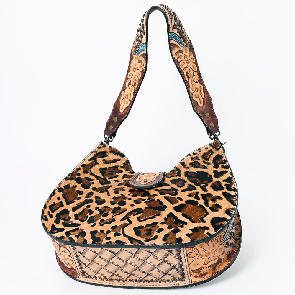 ADBG1075 American Darling Hair-on Cowhide Hobo Bag - Western Genuine Leather Shoulder Bag