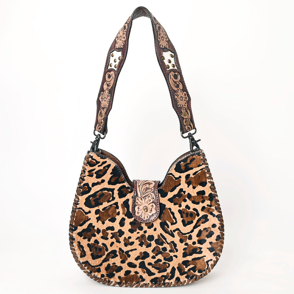 ADBG1075 American Darling Hair-on Cowhide Hobo Bag - Western Genuine Leather Shoulder Bag