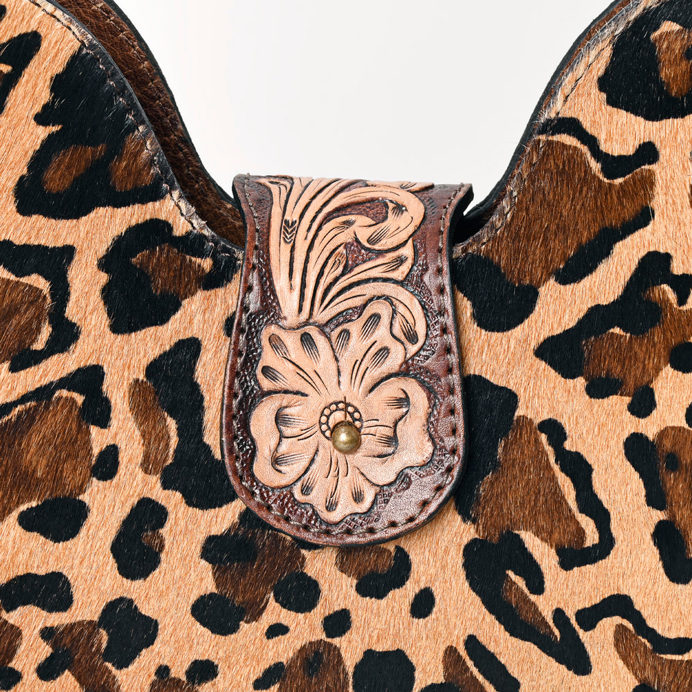 ADBG1075 American Darling Hair-on Cowhide Hobo Bag Western Genuine Leather Shoulder Bag