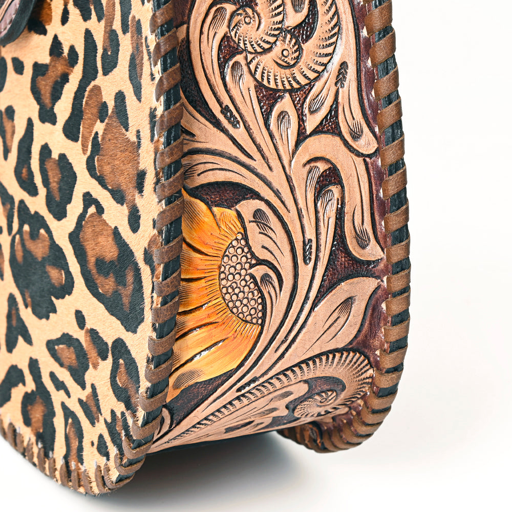 ADBG1075 American Darling Hair-on Cowhide Hobo Bag - Western Genuine Leather Shoulder Bag