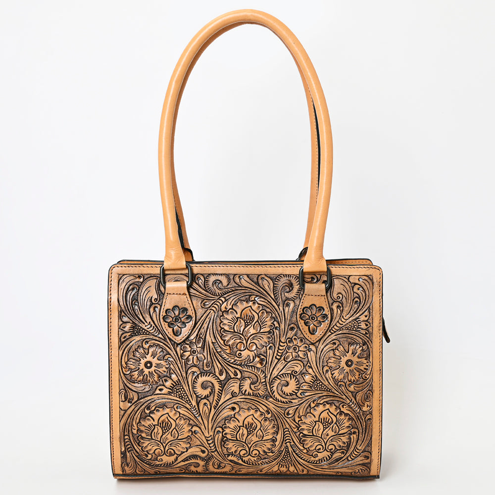 LC-ADBGZ732A Tote Hand Tooled Genuine Western Leather Women Bag