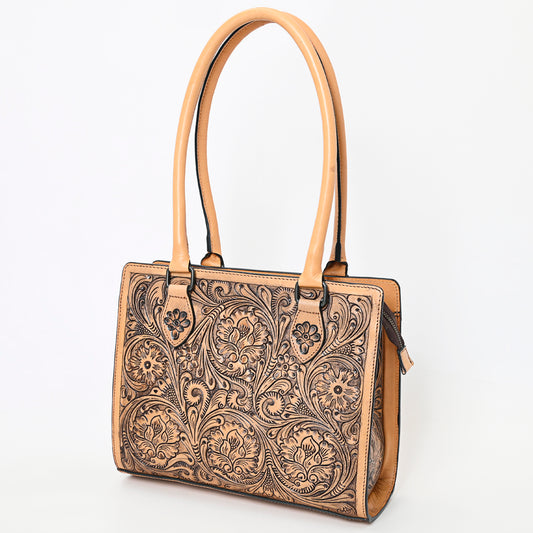 LC-ADBGZ732A Tote Hand Tooled Genuine Western Leather Women Bag