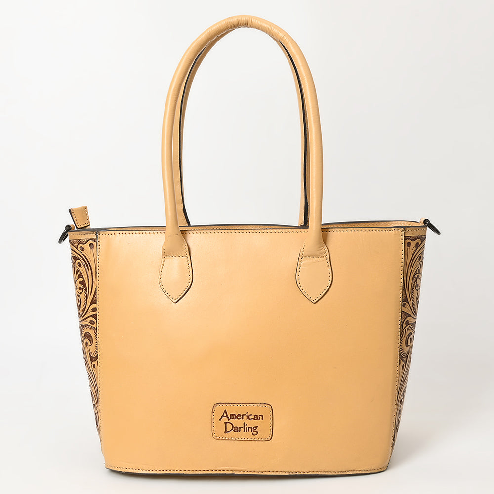 ADBGZ734A Tote Hand Tooled Genuine Western Leather Women Bag