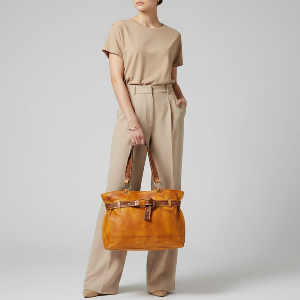 ADBGM342 Tote Genuine Western Leather Women Bag