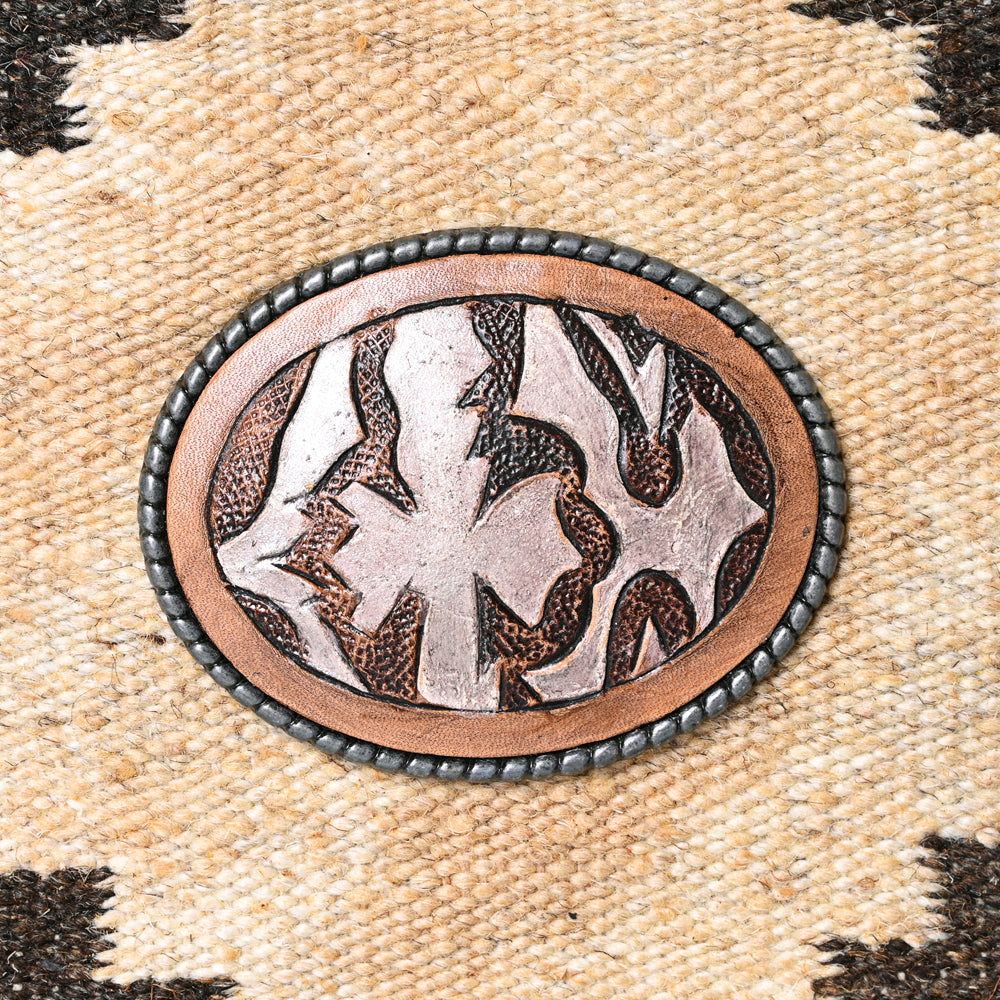 ADBG1114 American Darling Hair-On Cowhide Western Crossbody Bag - Genuine Leather Fringe Artisan Purse