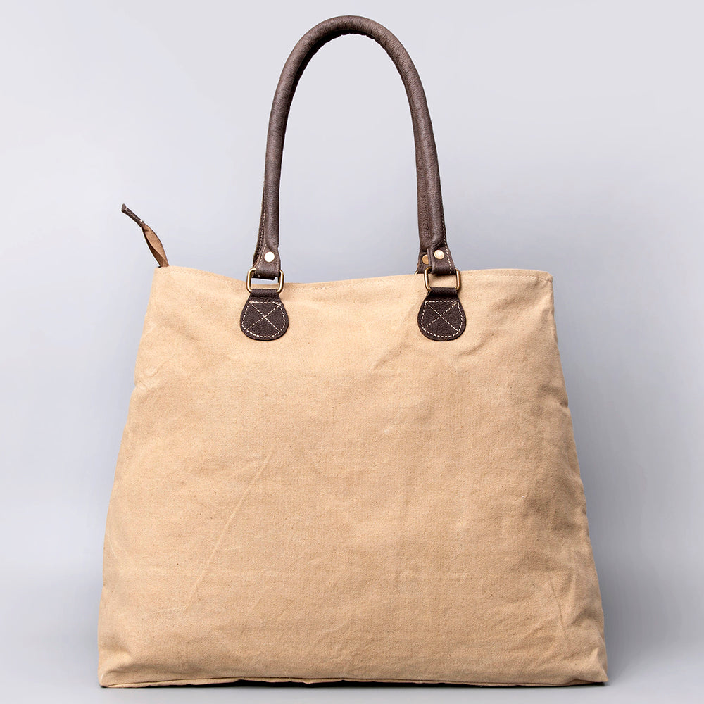 LC-OHV128 Tote Upcycled Canvas Ladies Bag