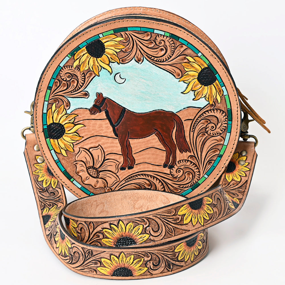 LC-ADBGA334 Canteen Genuine Western Leather Women Bag