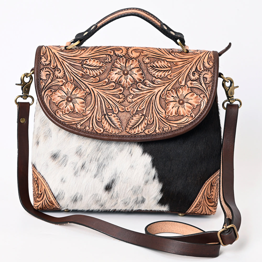 ADBGA338 Messenger Hair On Genuine Western Leather Women Bag