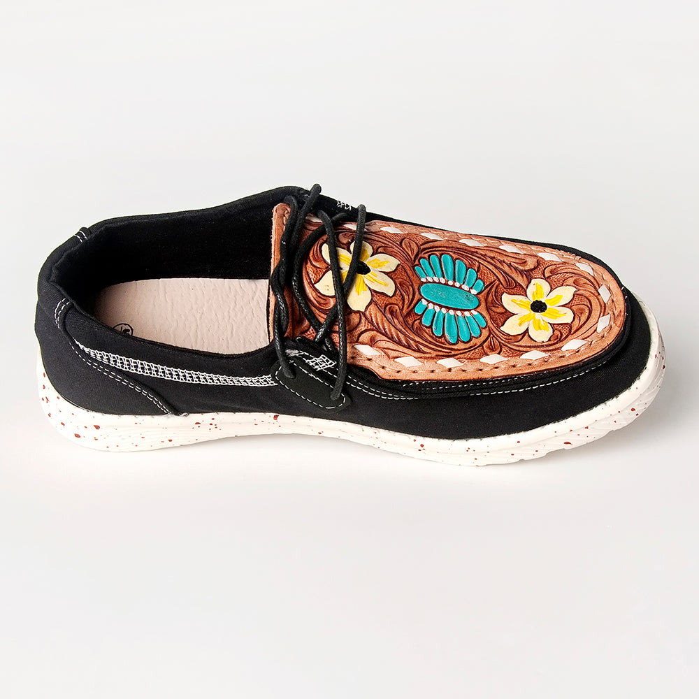 LC-ADFT133BK5 Genuine leather shoe footwear slip on