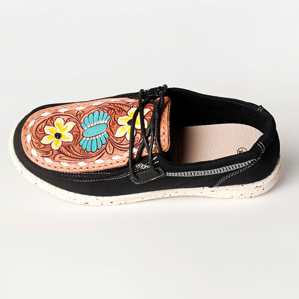 LC-ADFT133BK5 Genuine leather shoe footwear slip on