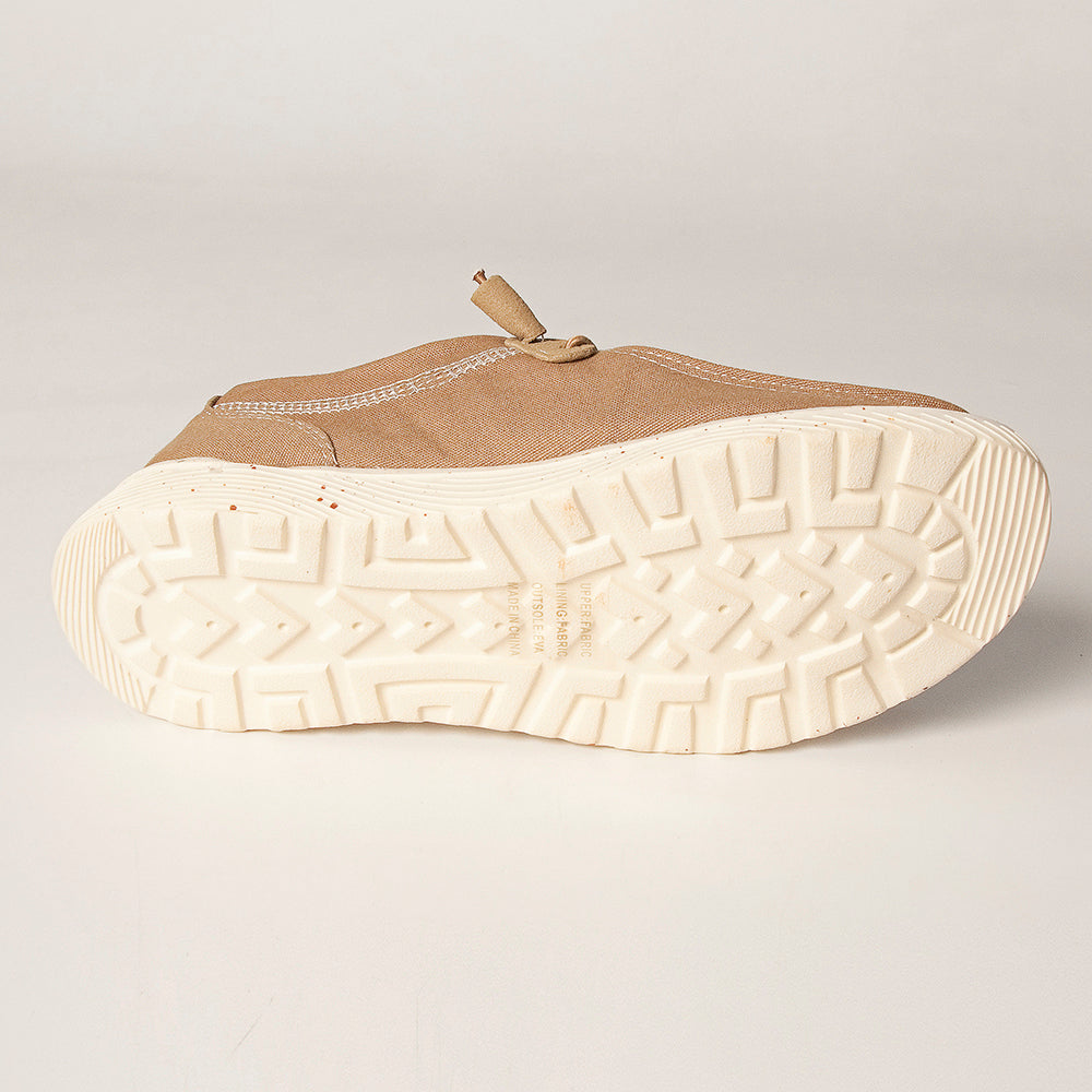 LC-ADFT133BR12-6 Genuine leather trim shoe footwear slip on