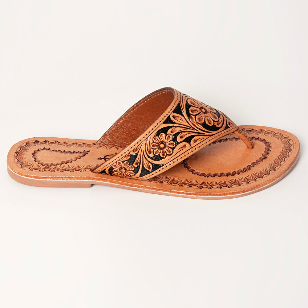 LC-ADFTE104A Genuine leather sandal footwear flip flop