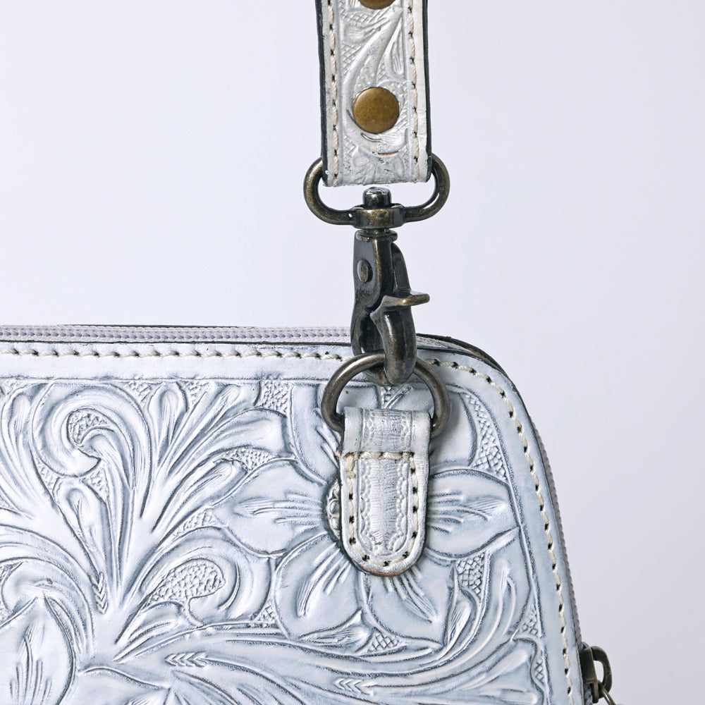 ADBG1136 American Darling Hand Tooled Floral Leather Crossbody Bag
