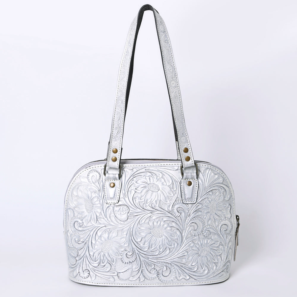 ADBG1139 American Darling Hand Tooled Floral Leather Tote Bag Western Purse