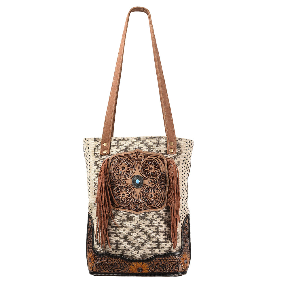 LC-OHV114  Tote Upcycled Canvas Ladies Bag