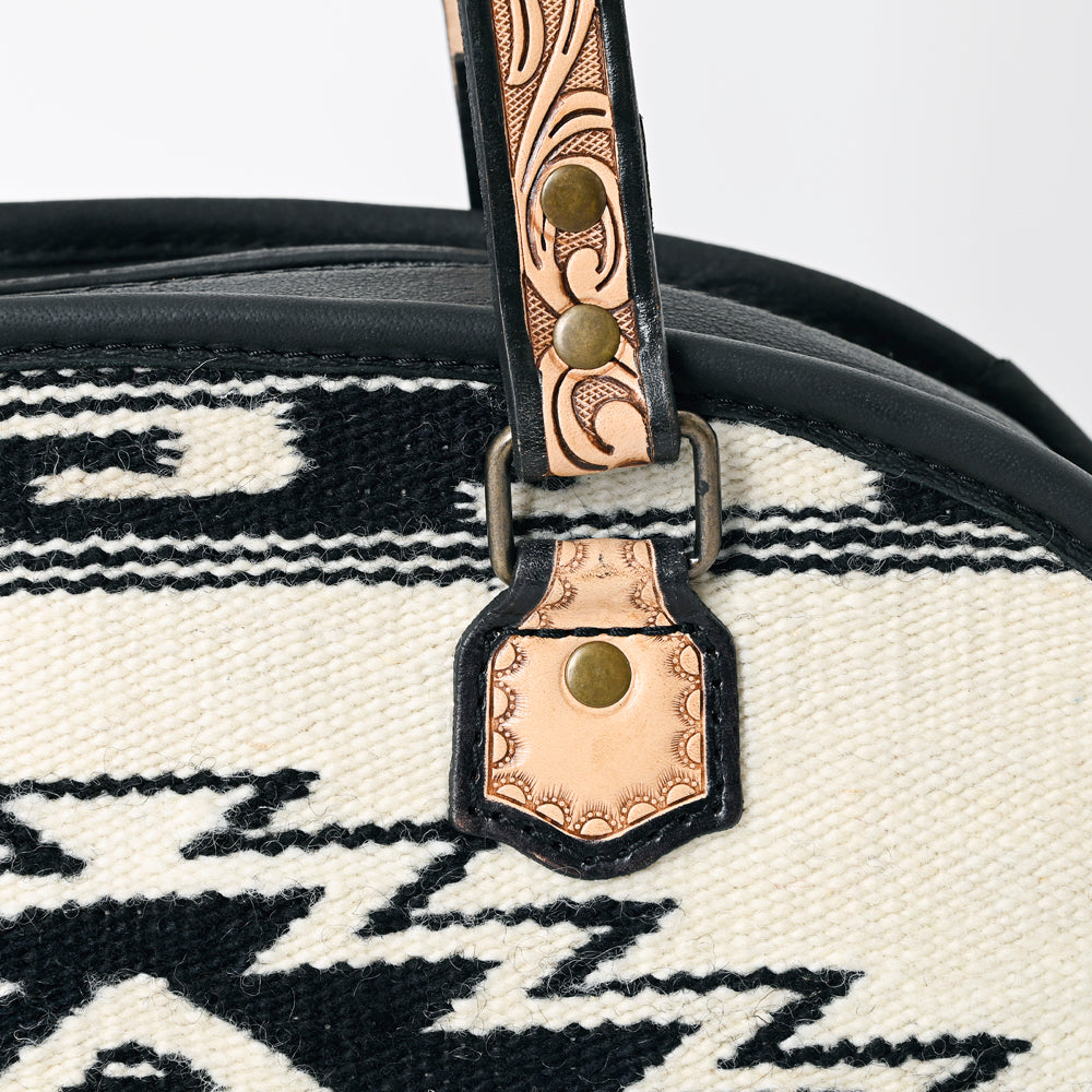 ADBG1161 American Darling Saddle Blanket Tote | Tooled Leather Handbag