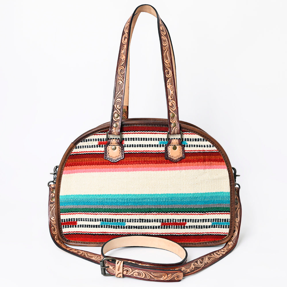 ADBG1162 American Darling Saddle Blanket Tote | Tooled Leather Western Handbag