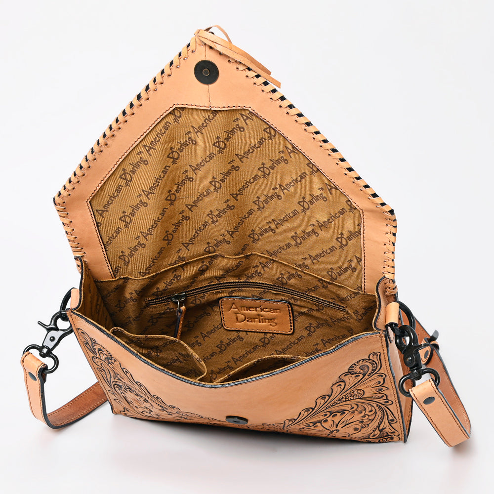 LC-ADBGZ754A Envelope Genuine Western Leather Women Bag