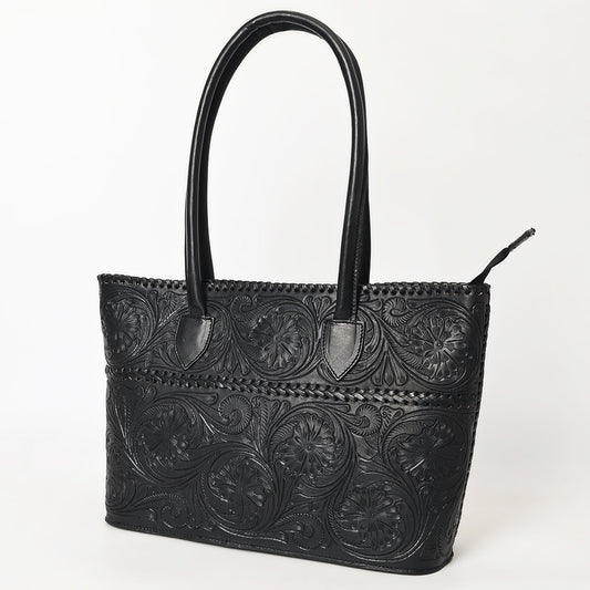 LC-ADBGZ756B Tote Hand Tooled Genuine Western Leather Women Bag