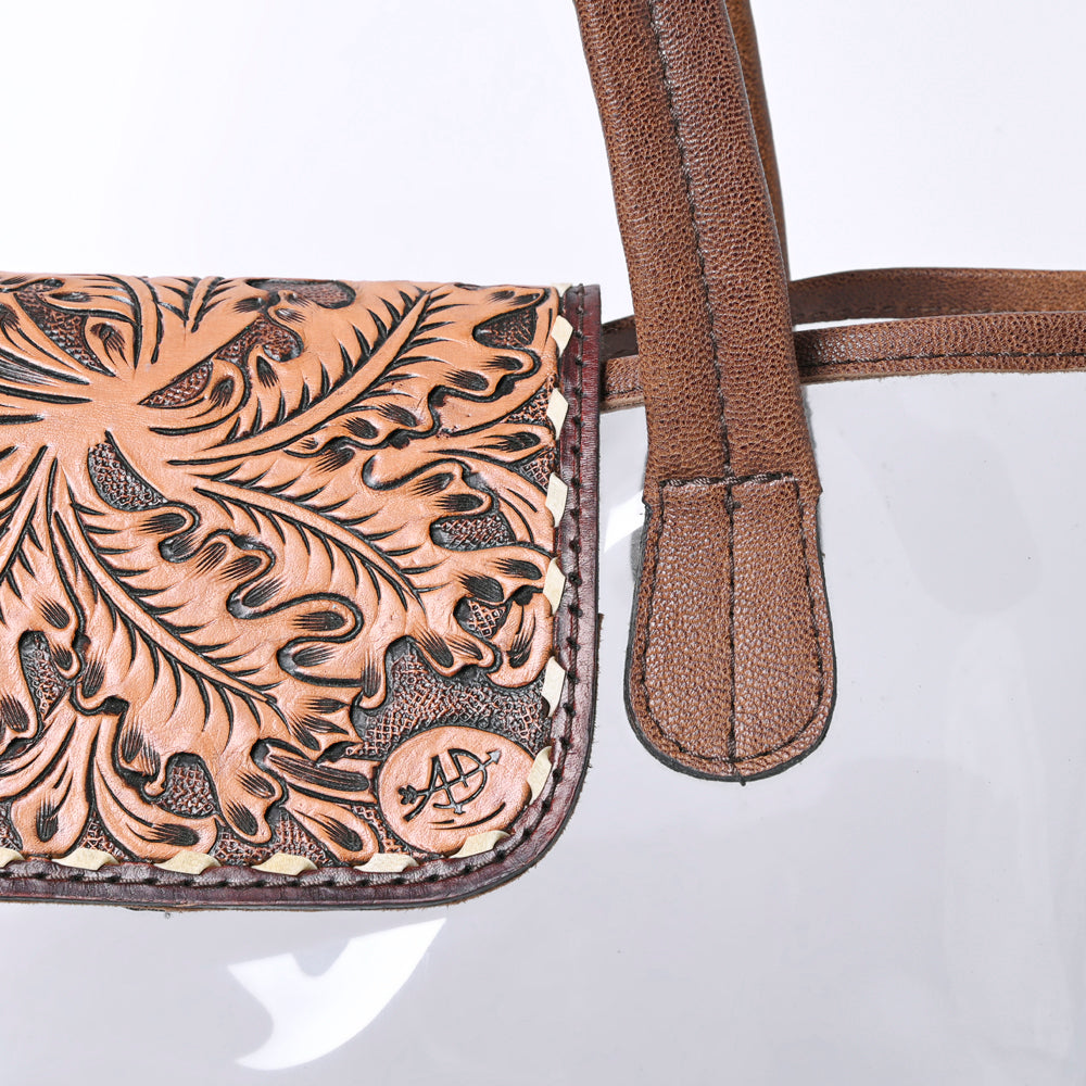 ADBG1186 American Darling Floral Tooled Leather Clear Bag | Western Stadium Tote
