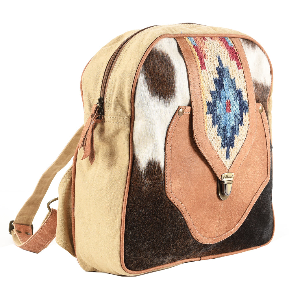 LC-KB576 Backpack Upcycled Canvas Ladies Bag