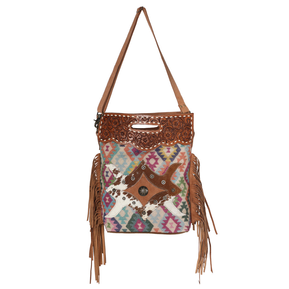 LC-KB634 Tote Upcycled Canvas Ladies Bag