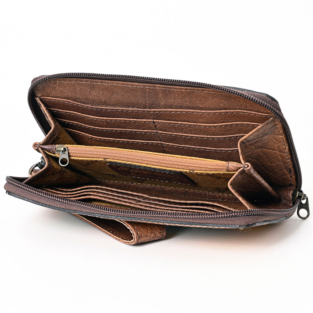 ADBG1189 American Darling Western Organizer Bag Hand Tooled Leather Saddle Blanket