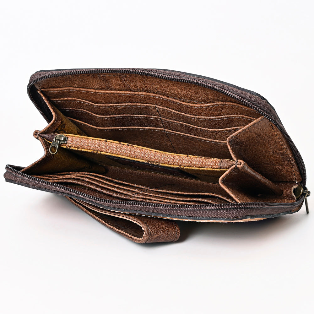 ADBG1189 American Darling Western Organizer Bag Hand Tooled Leather Saddle Blanket