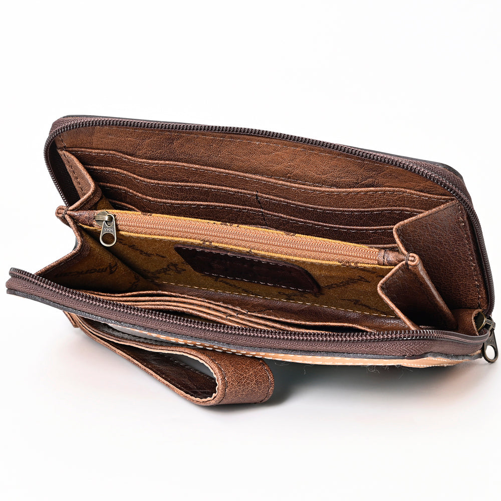 ADBG1189 American Darling Western Organizer Bag Hand Tooled Leather Saddle Blanket
