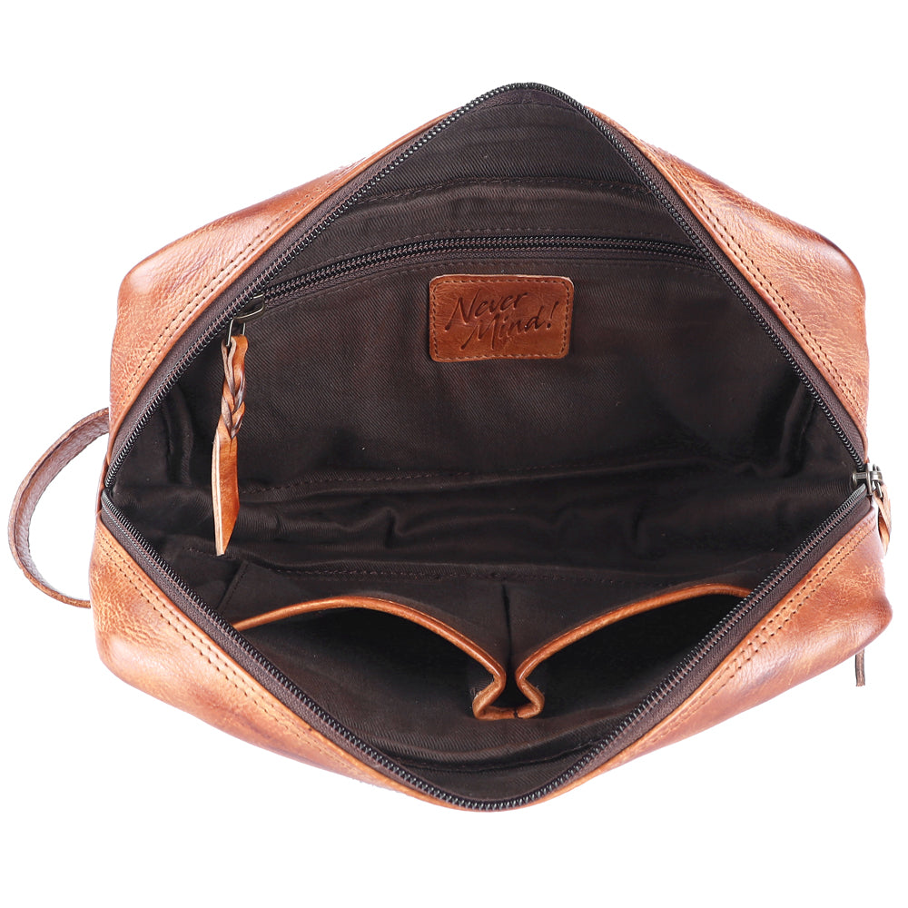 LC-NMBGM137 Toiletry Genuine Leather women bag western Bag