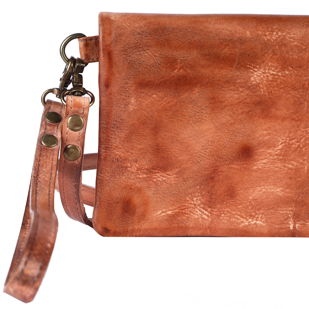 NMBGM140 Wristlet Genuine Leather women bag western Bag