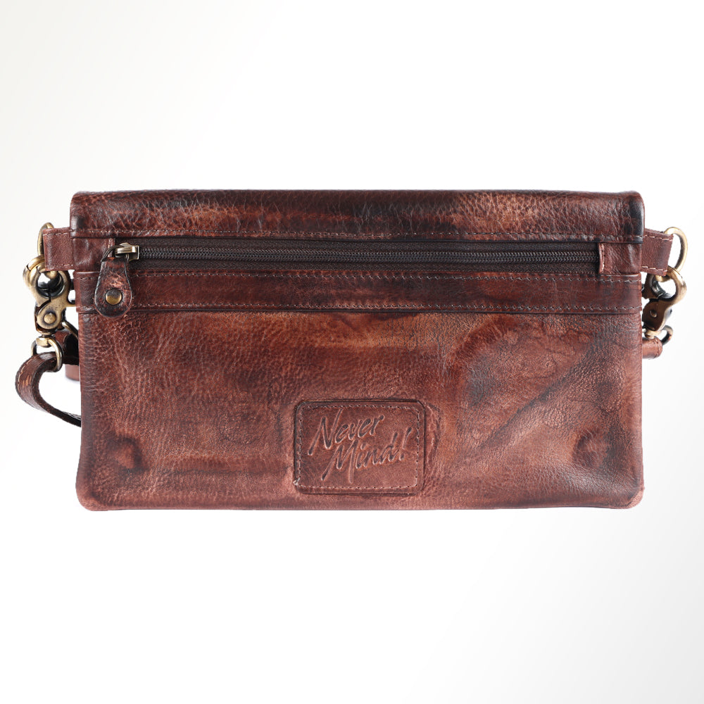 NMBGM140 Wristlet Genuine Leather women bag western Bag