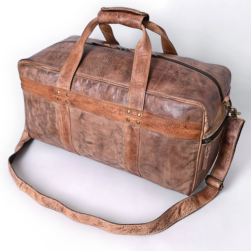 NMBGM142 Duffel Genuine Leather Women Bag Western Handbag