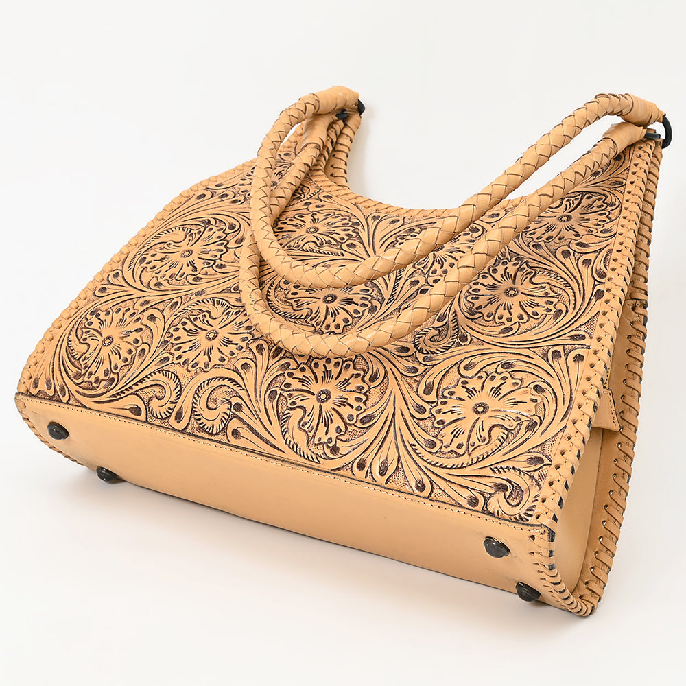 LC-ADBGZ758A Hobo Hand Tooled Genuine Western Leather Women Bag