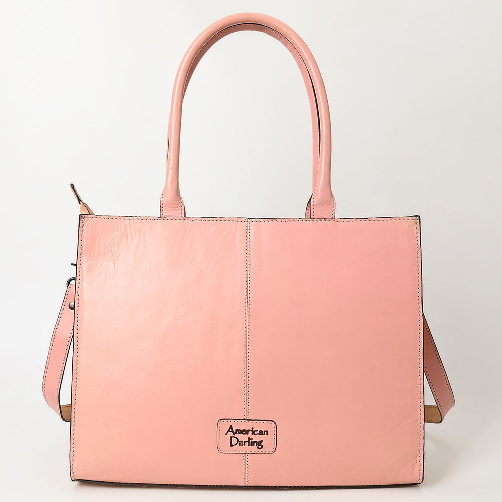 LC-ADBGZ762B Tote Hand Tooled Genuine Western Leather Women Bag