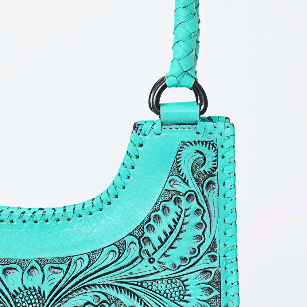 LC-ADBGZ767B Tote Hand Tooled Genuine Western Leather Women Bag