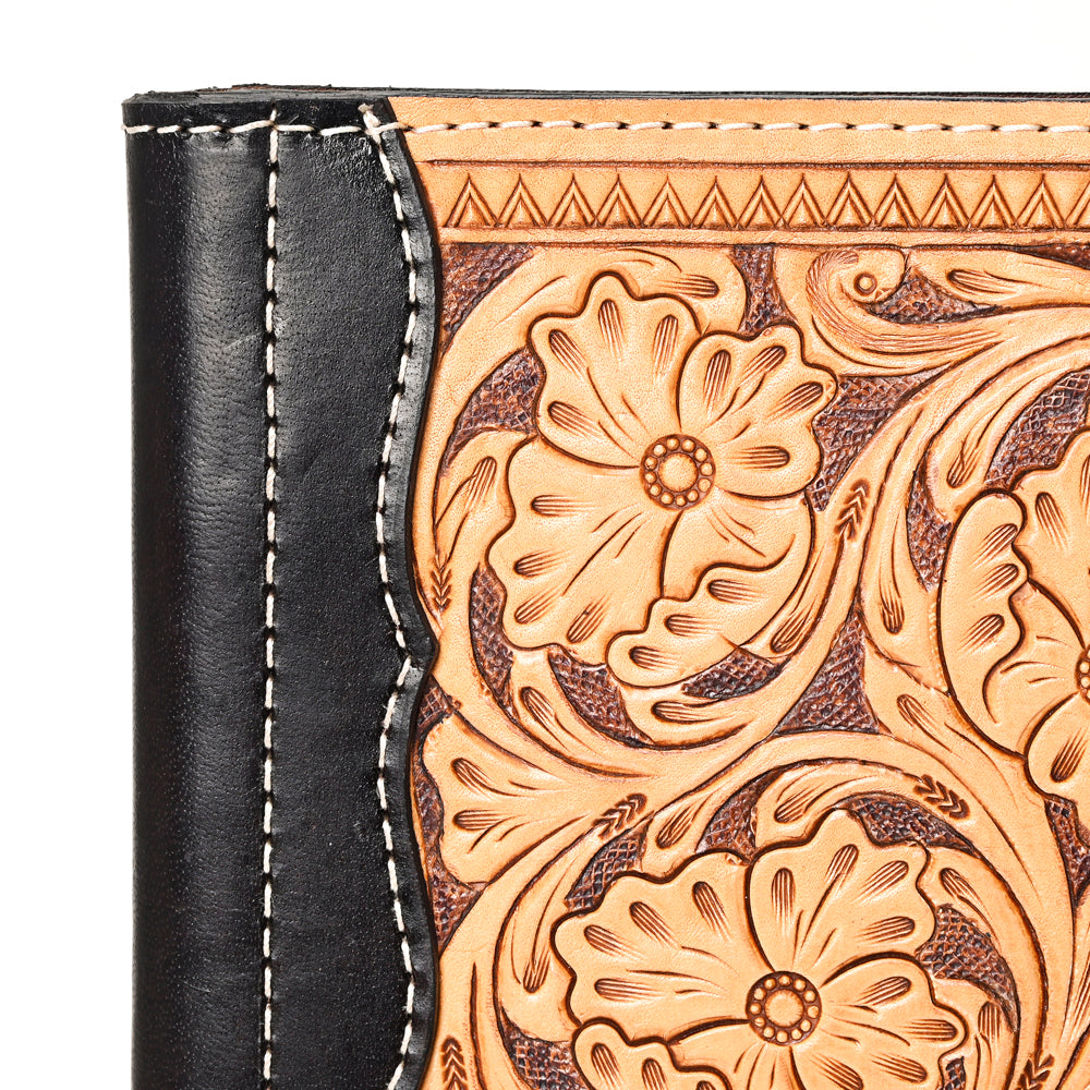 ADBG1196 American Darling Western Hand Tooled Leather Portfolio Bag Genuine Leather