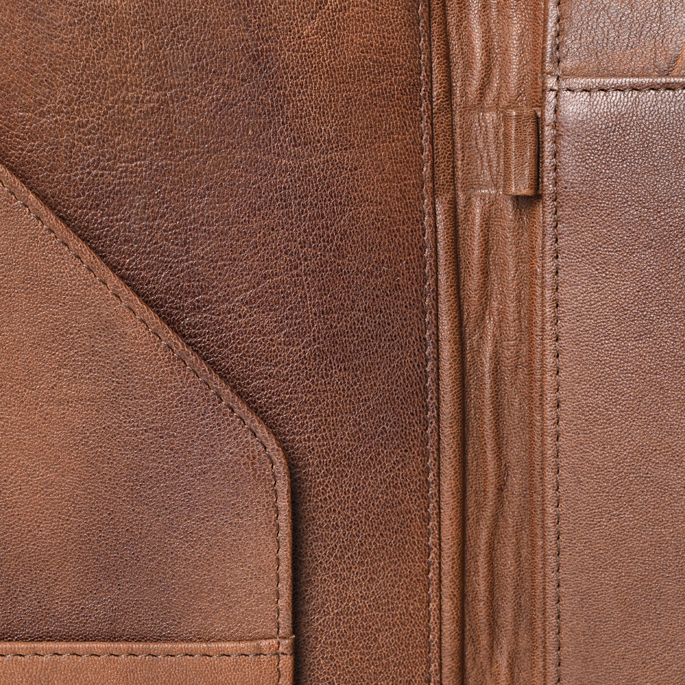 ADBG1196 American Darling Western Hand Tooled Leather Portfolio Bag Genuine Leather