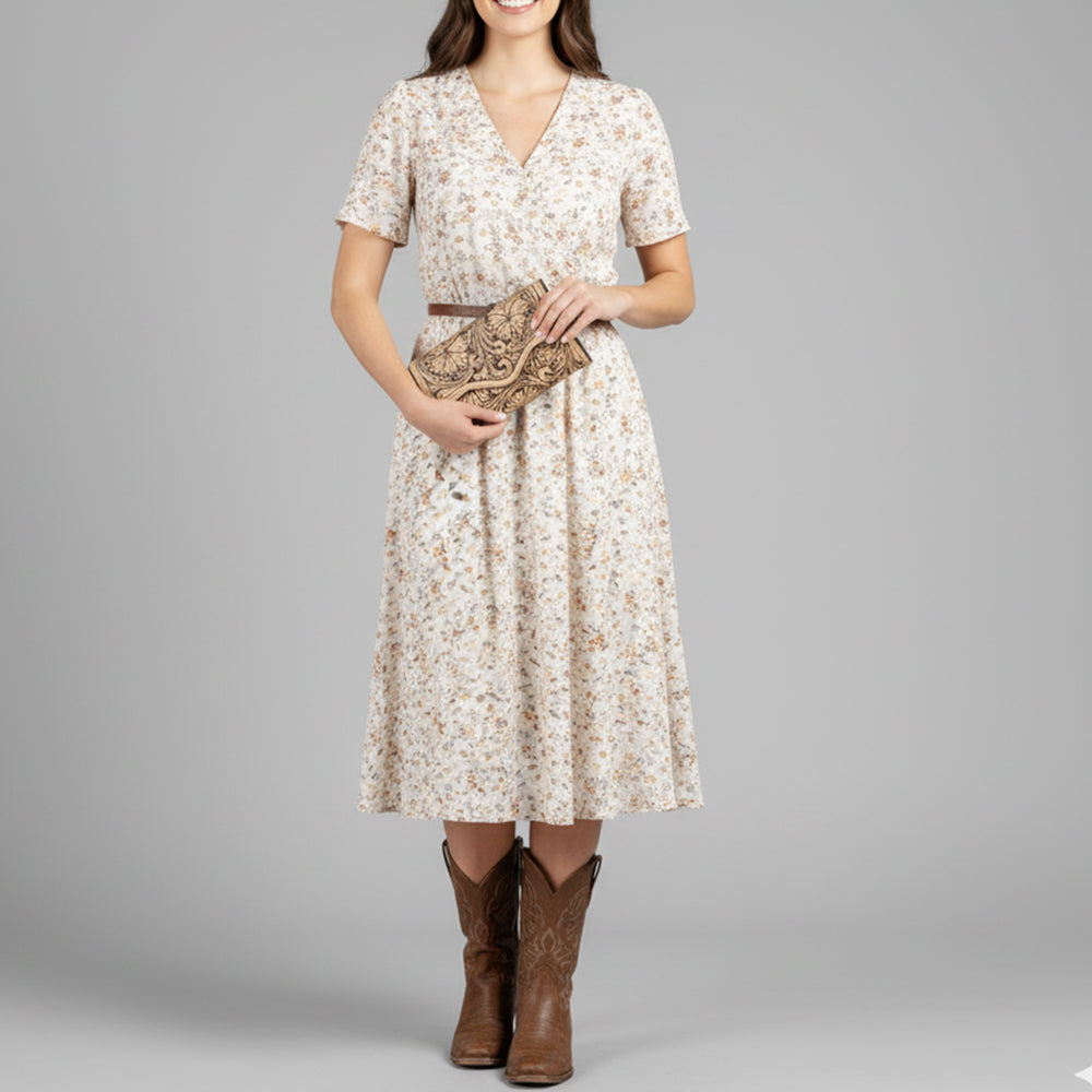 ADBGZ772 Clutch Genuine Western Leather Women Bag