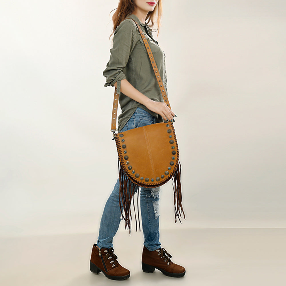 ADBGA413 Messenger Genuine Western Leather Women Bag