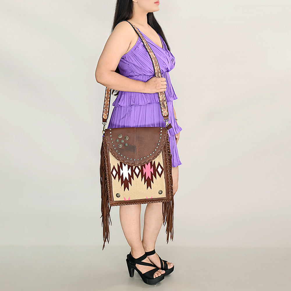 LC-ADBGA414 Crossbody Genuine Western Leather Women Bag