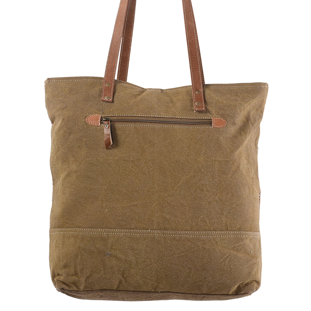 LC-KB237  Tote Upcycled Canvas Ladies Bag