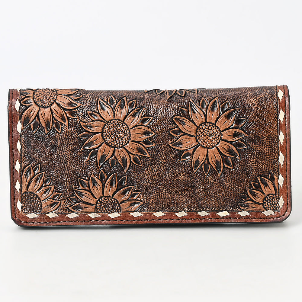 KBG205 Beautifully Hand Tooled Genuine Leather women bag western handbag Purse